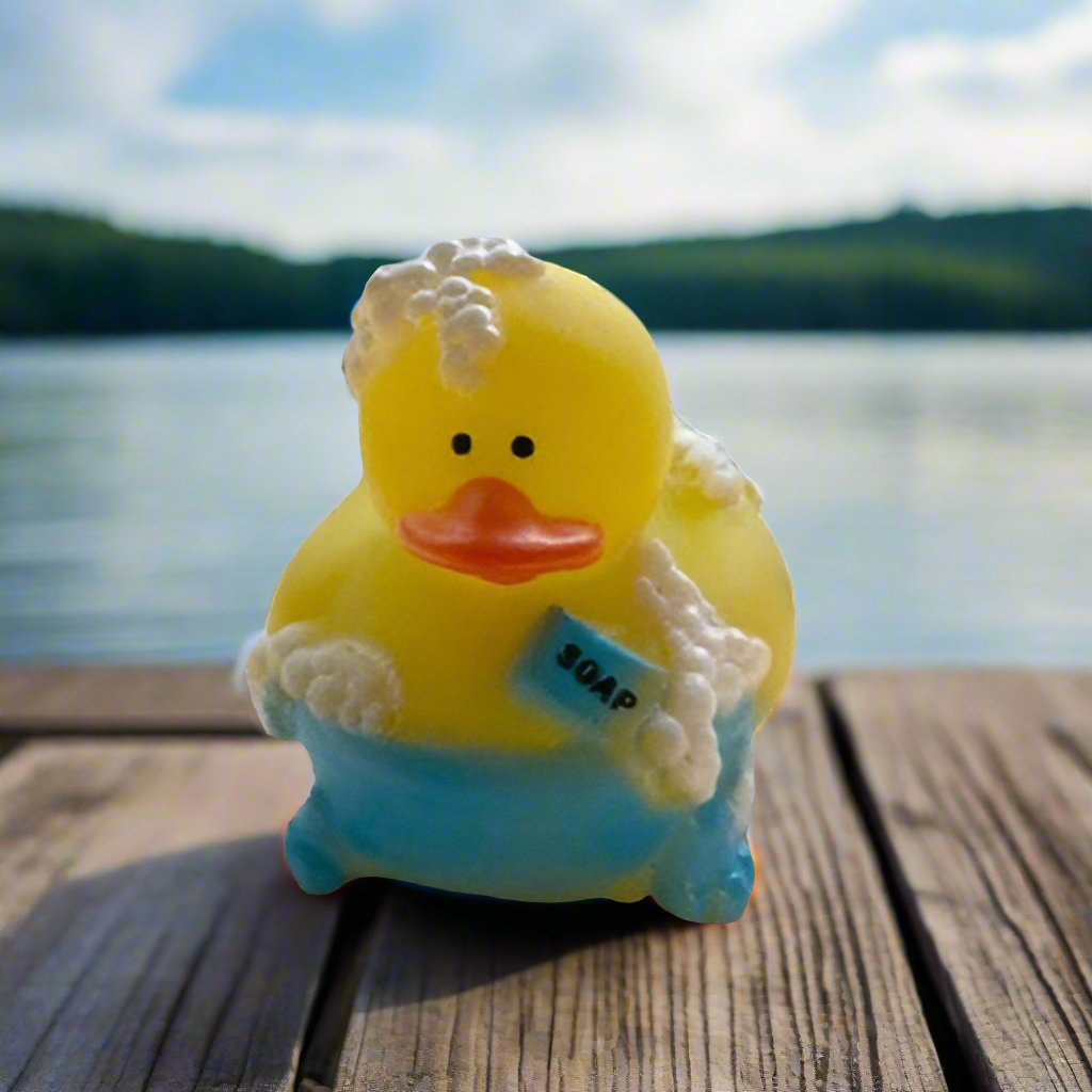 Dirty Dude Novelty Rubber Duck Bath Toy  