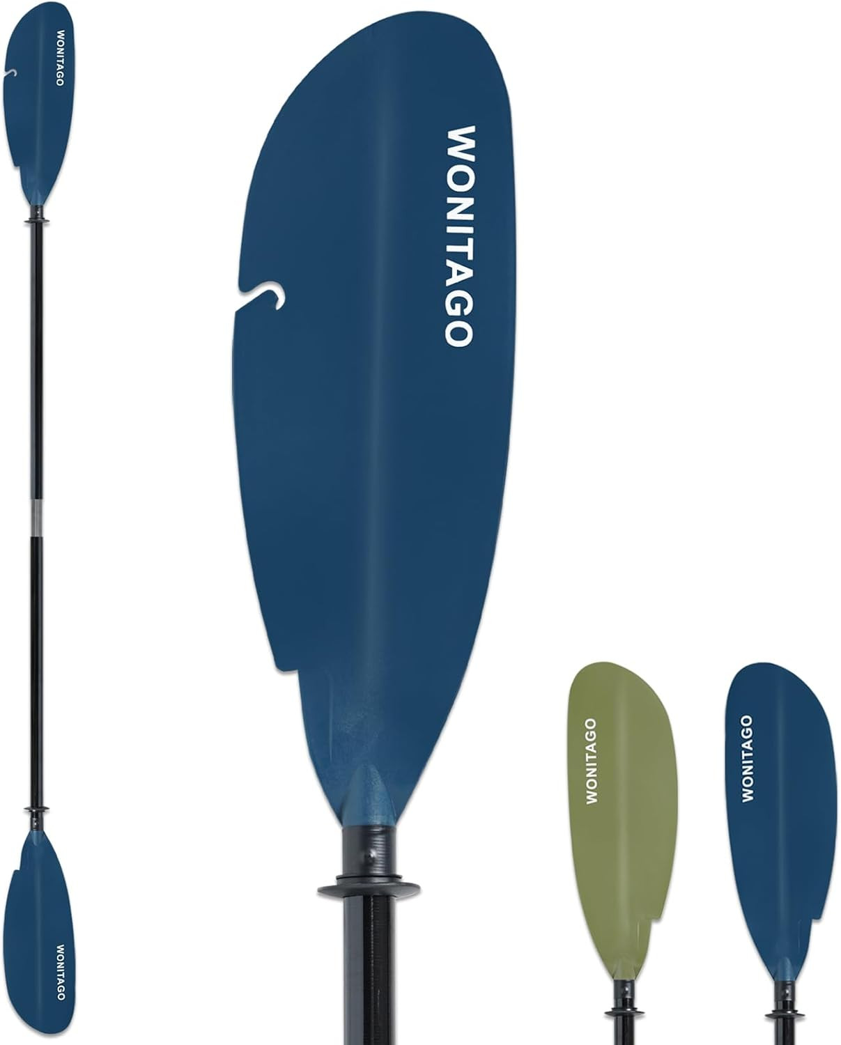Paddle With Fiberglass Shaft And Plastic Blade, Adjustable F