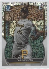 2023 Bowman Draft Chrome Sparkle Refractor Carlson Reed #BDC-11 16s2