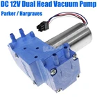 BLDC DC 12V Brushless Motor Vacuum Pump Mini Air Pump Double Head Diaphragm Pump