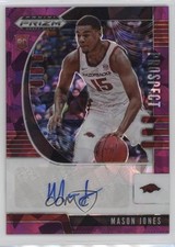 2020-21 Panini Prizm Draft Picks Prospect Purple Ice 67/99 Mason Jones Auto 04an