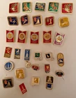 30 x Olympic 1980 Russia USSR Soviet Moscow Pin Badges Different Designs Misha