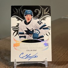 2024-25 Upper Deck Ice Exquisite Collection Rookies Collin Graf #ERS-GR /99
