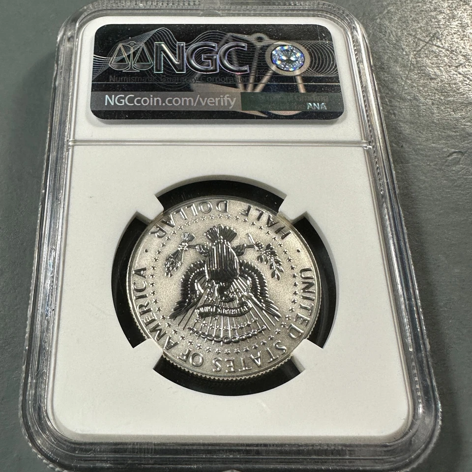 2018-S  REV PR Kennedy H$1, POP=47, NGC PF70, from 50th Anniv-SF PF Set (85921) - Image 2 of 2