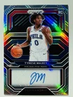 2020 Panini Prizm Silver Tyrese 76rs Maxey Rookie Penmanship Auto