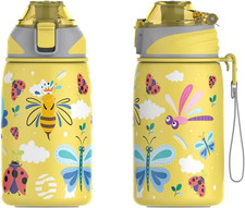 Borraccia Termica per Bambini 400ML - Senza Perdite/Senza BPA, Bottiglia Termica