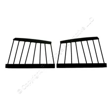 PAIR Setina Rear Window Armor Bar for 2006 Chevrolet Impala with ABS Door Panels