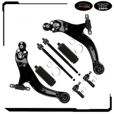 For 98-04 Toyota Avalon 8Pcs Front Lower Tie Rod End Control Arm w Ball Joints