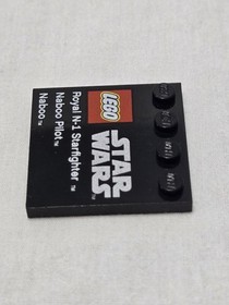 Lego Star Wars Minifigures  Micro Plate Royal N-1 Starfighter Naboo Pilot 9674