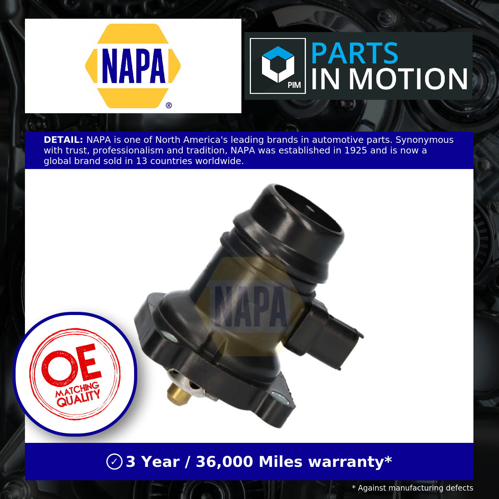 Coolant Thermostat Fits Chevrolet Aveo Cruze Volt Opel Vauxhall NAPA NTH1001 - Image 3