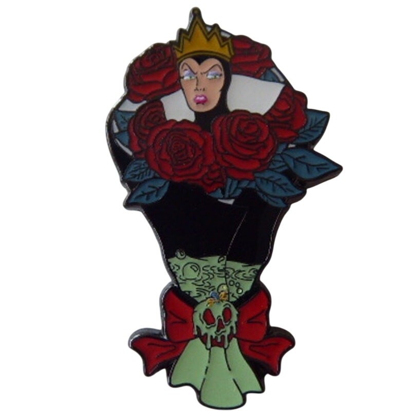 Disney Trading Pin 179040 LFLY Evil Queen Villains Character Bouquet Set Mystery