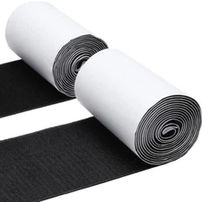 4.4 Inches x 7 Feet Strong Sticky Back Heavy Duty Hook and Loop Tape Adhesive