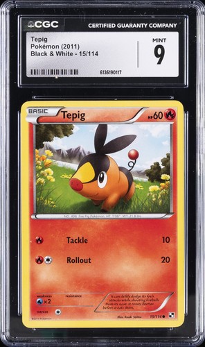 Tepig graded CGC 9 for sale on eBay