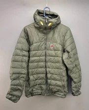 Fjallraven Expedition Pack Down Deep Forest Full Zip Puffer Jacket Mens Size M
