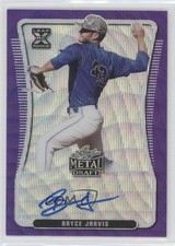 2020 Leaf Metal Draft Purple Wave 15/15 Bryce Jarvis #BA-BJ2 Auto g2u