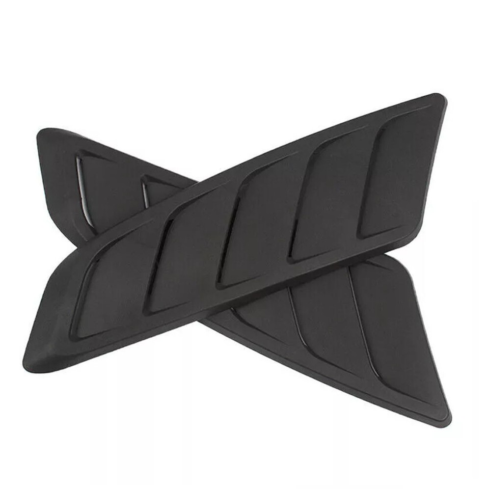 Matte Black Car Front Hood Air Vent Cover Decor Car Accessories For