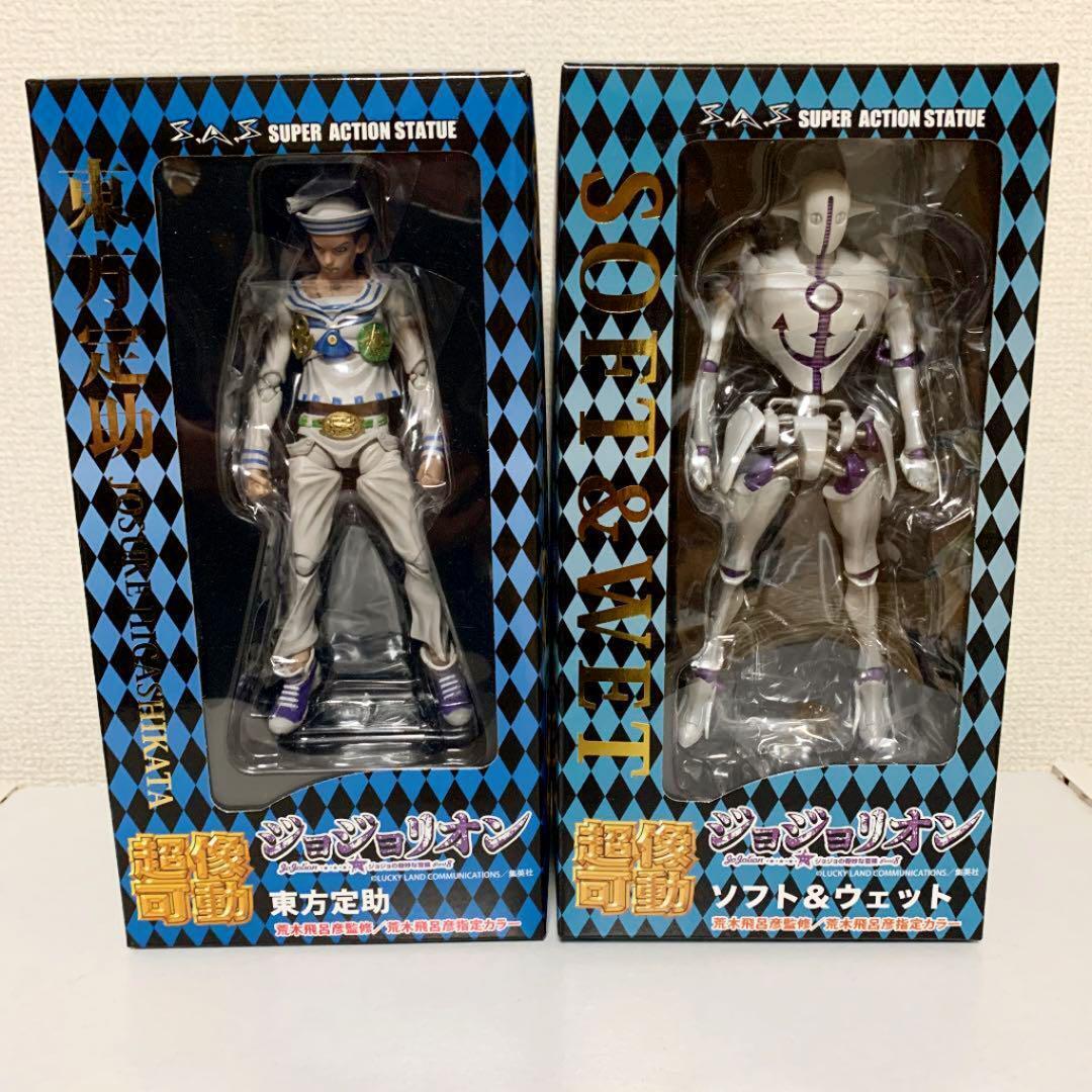 JoJolion Super Action Statue Figure jojo part 8 Josuke + Stand[Soft&Wet] Set