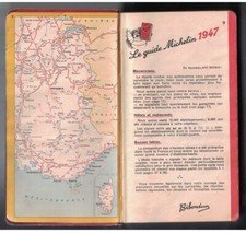 Carte MICHELIN 94 Environs De Paris 1947 - Guide Bibendum - Pneu Tyre Map