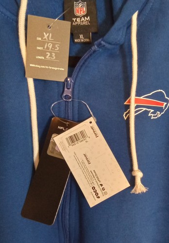 Buffalo Bills NFL Apparel Women's Full Zip Hoodie XL - 第 4/4 張圖片