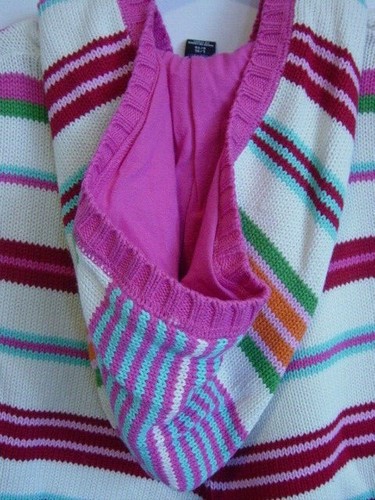 Baby Gap FAIR ISLE Strip Hooded Poncho Sweater Girl Size 4 - 5 years NWT - Fall - Picture 12 of 12