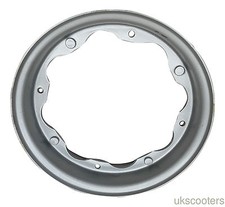 ukscooters LAMBRETTA WHEEL RIM SILVER GREY GP LI TV SX SILVER 10"