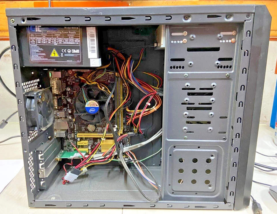 Tower PC Desktop - ASUS H81M-K Motherboard - i5-4TH - 8GB RAM - 256GB SSD - WIN - Image 3 of 4