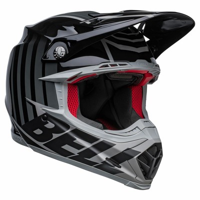 BELL Moto-9S Flex Motorradhelm – Sprint Matt/Gloss Black/Gray – X-Large, DOT-zertifiziert