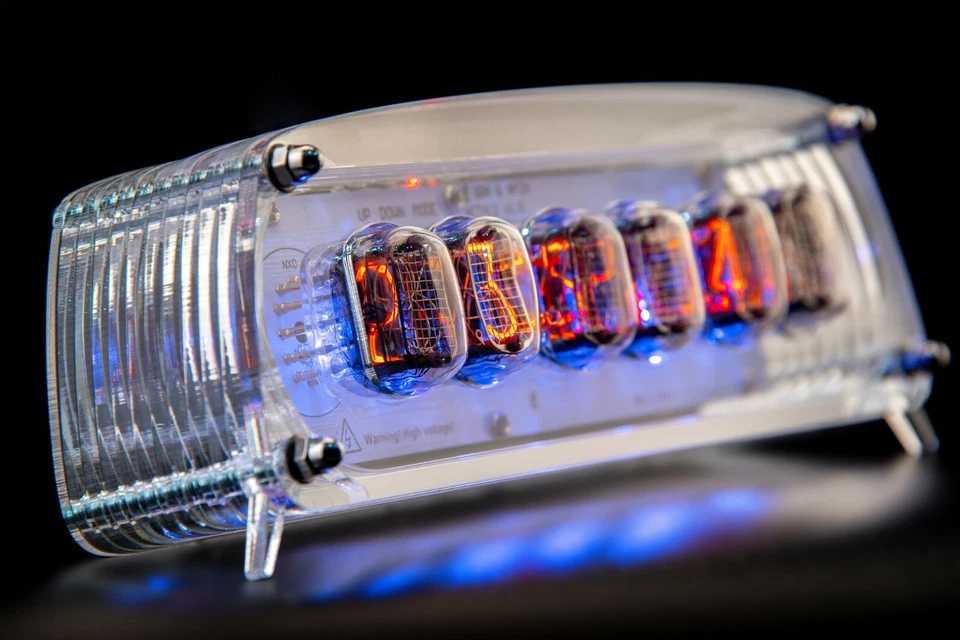 IN-12 Nixie Tubes Clock in Acrylic Case 12/24 SloteMachine WITH SOCKETS GRA&AFCH - Image 2 of 4