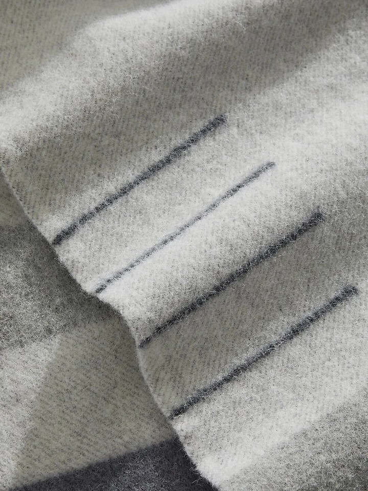 Hudson Bay HBC Stripes Sterling Wool Point Blanket Double eBay