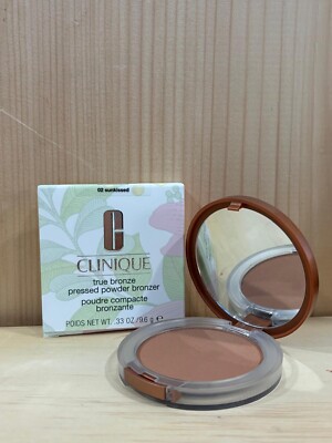 CLINIQUE True Bronze Pressed Powder Bronze .33oz / 9.6g ~ 02 Sunkissed ~ Fresh