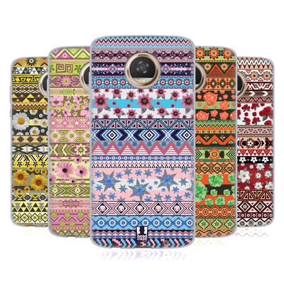 HEAD CASE DESIGNS FLORAL AZTEC SOFT GEL CASE FOR MOTOROLA PHONES