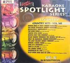 SC8711 COUNTRY HITS SOUND CHOICE  KARAOKE LOT SH