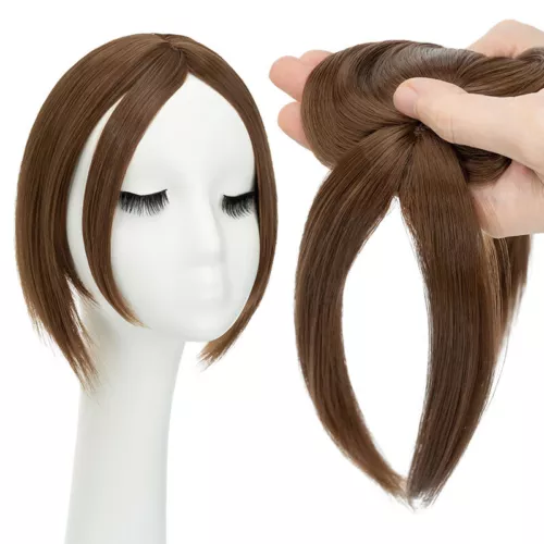 Topper Piece Clip In Natural Fake Hair Top Toupee Women Wigs Silk Hairpiece NEW - Picture 59 of 59