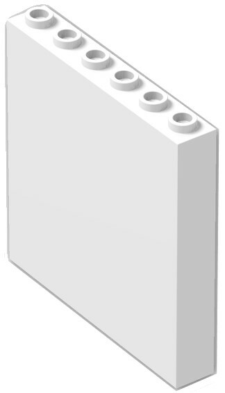 ☀LEGO 9x WHITE Wall Elements 1x6x5 Window Panel City Town