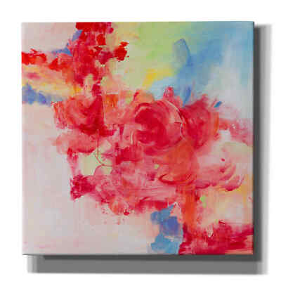 Epic Graffiti 'Red Rhapsody' by Anne Waters, Giclee Canvas Wall Art