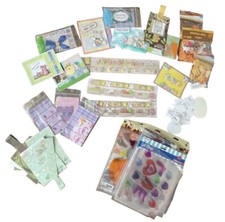 Lot of Easter Mix Scrapbooking Borders, 3D Small Cards, Various Holiday Items