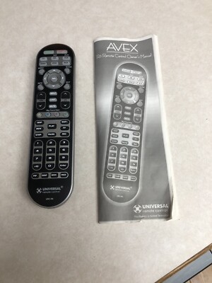 Universal Remote Control URC-R6 AVEX R6 Device Learning w/ Owners Manual