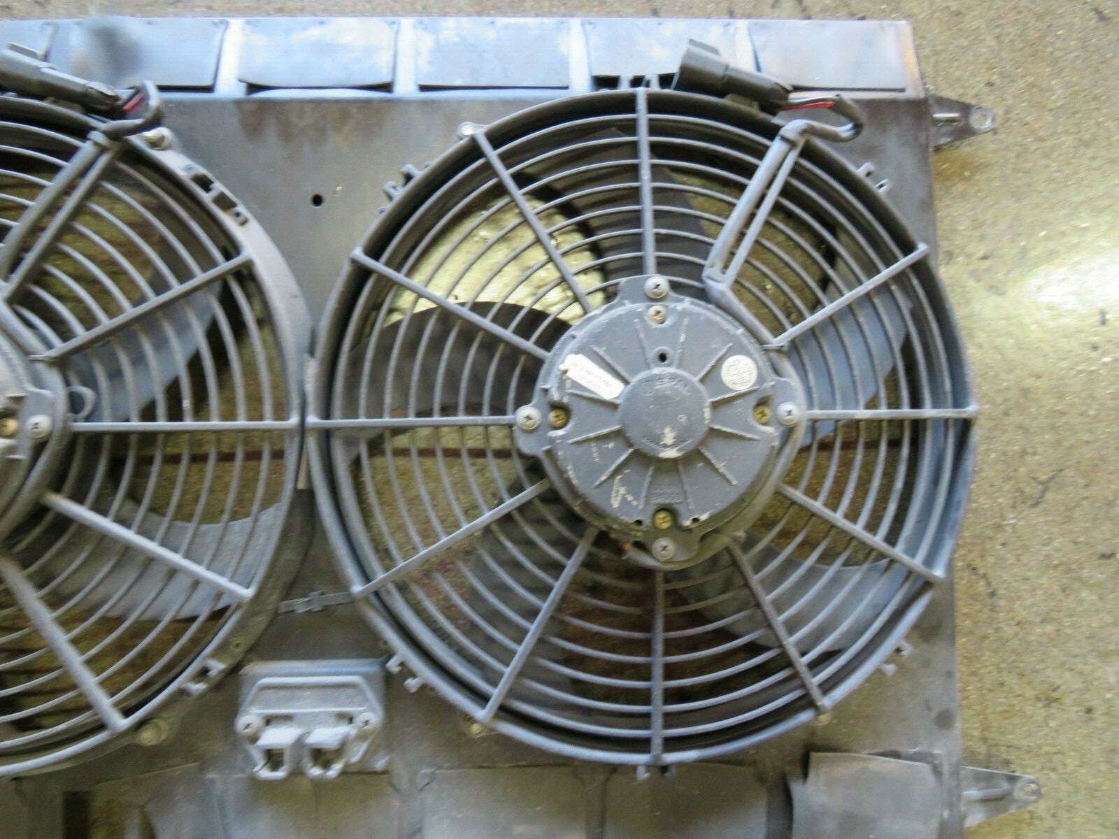 Maserati M138 Coupe, Spyder, Radiator Cooling Fan Assembly, Used, P/N 221254