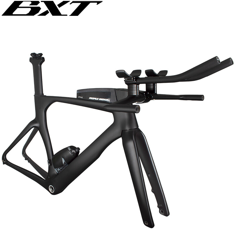 Full Carbon TT Bike Frame Set Time Trial Road Bicycle Frame Disc Brake