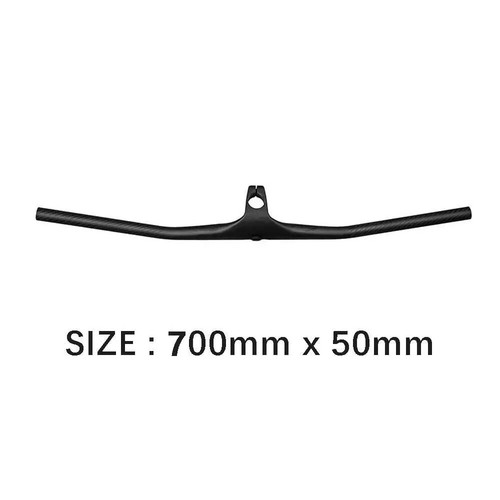 MTB Handlebar 235g Carbon integrated 28.6mm-22Degree For 700-740mm Stem 50-100mm - Photo 20/30