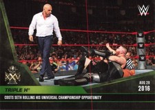 2020 Topps - Triple H 25th Anniversary - HHH Costs Seth Rollins C-12