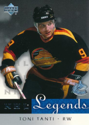 2001-02 Upper Deck Legends #65 TONY TANTI - Vancouver Canucks