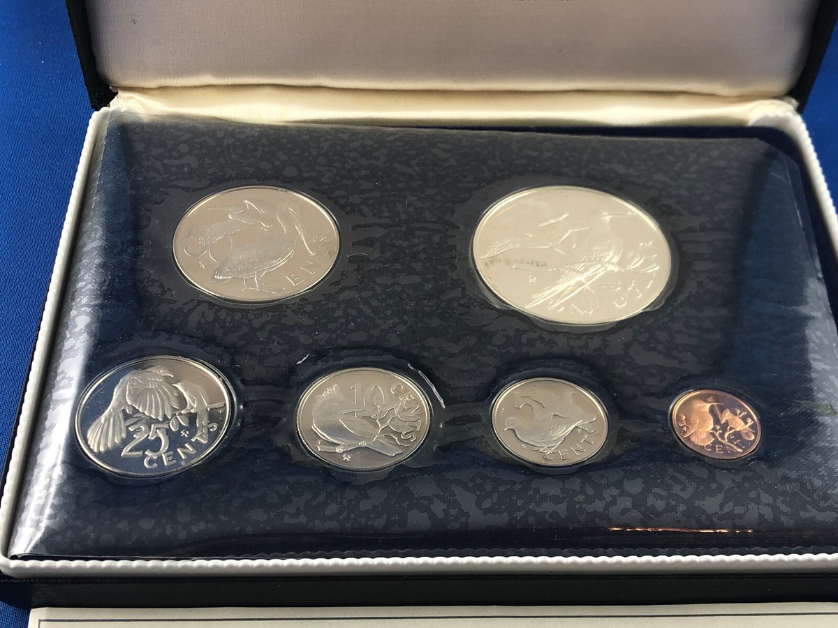 1974 First Coinage Of The British Virgin Islands Coins Proof Set