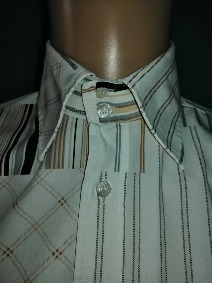 DOLCE&GABBANA CAMICIA UOMO MANICA LUNGA TAGLIA M COLLETTO 39CM 100% COTONE - Immagine 3 di 4