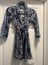 Star Wars boys robe Supe Soft tie closure Darth Vader Storm Trooper size Small