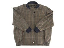 Avoca Collection 100 Pure New Wool Plaid Check Jacket Coat XL