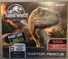 Image of Jurassic World Fallen Kingdom Raptor Rescue Book By Digital Magic New