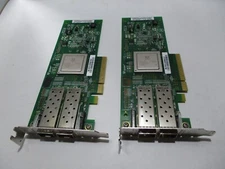 LOT OF2 DELL MFP5T QLOGIC QLE2562-DEL PX2810403-79 DUAL PORT 8Gb HBA LOW PROFILE