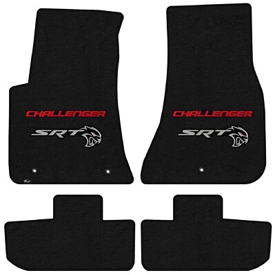 Lloyd Mats Velourtex Dodge Challenger Red Hellcat Redeye 4 Pc Mats (2019-2023)