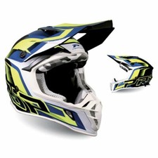 CASCO CROSS PROGRIP 3180-320 giallo fluo/blu scuro